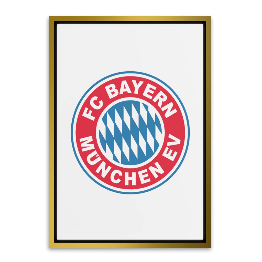 Bayern Munich Gold Canvas frame acrylic canvas Frames