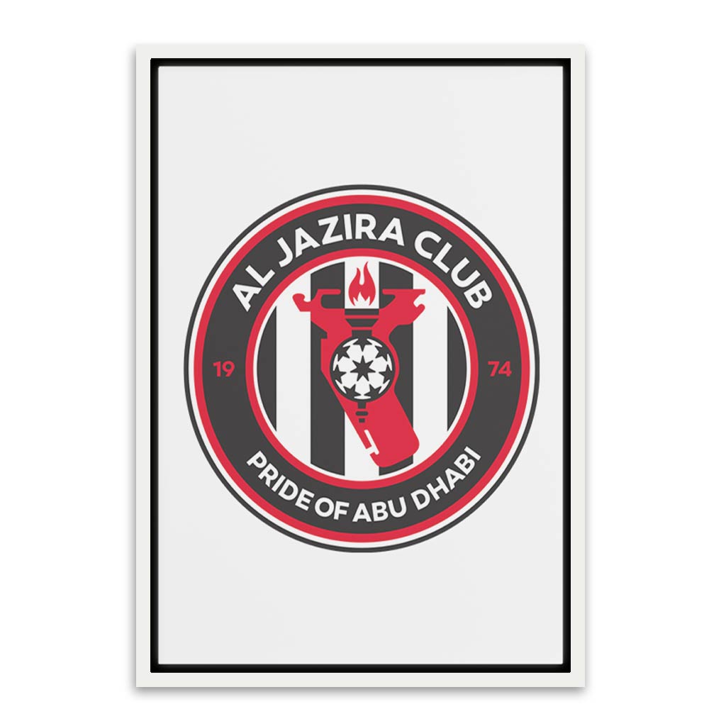 Al Jazeera Club White Canvas frame acrylic canvas Frames