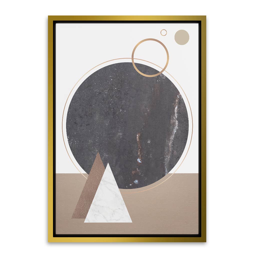 Black marble abstract art Gold Canvas frame acrylic canvas Frames