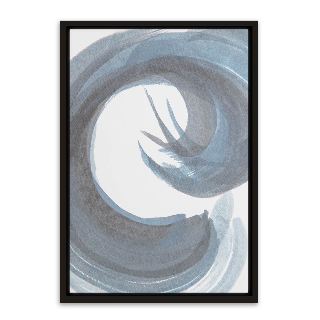 Abstract Wave Wall Art Black Canvas frame acrylic canvas Frames