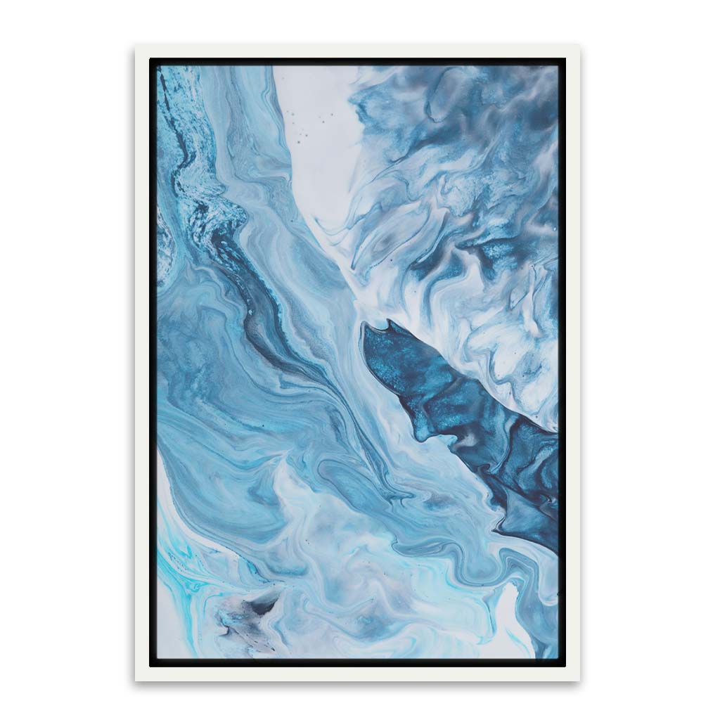 Ocean White Canvas frame acrylic canvas Frames