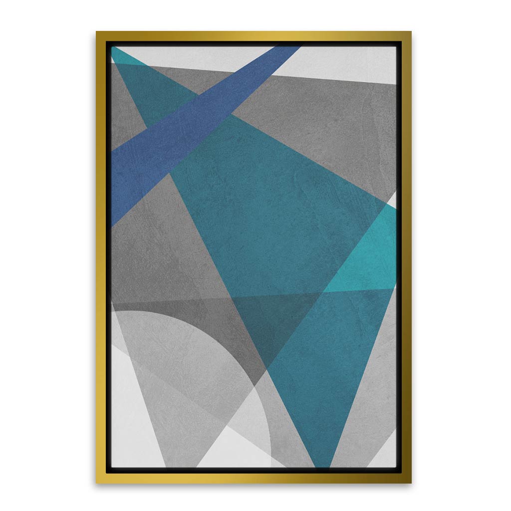 Abstract Wall art Gold Canvas frame acrylic canvas Frames