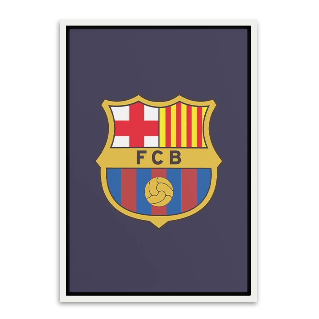 Barcelona White Canvas frame acrylic canvas Frames