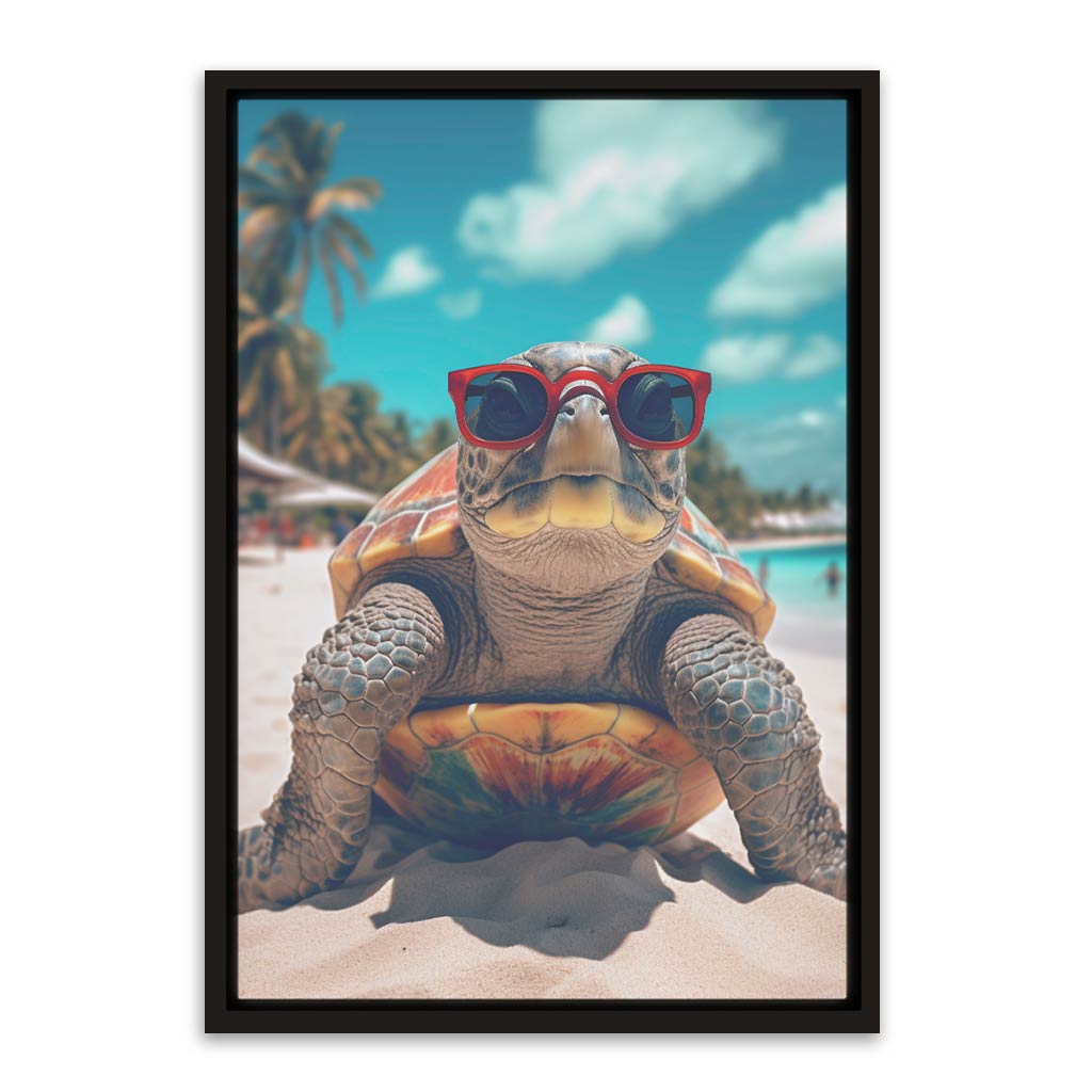 Tortoise Black Canvas frame acrylic canvas Frames