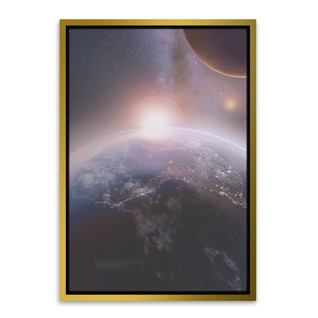 Universe Gold Canvas frame acrylic canvas Frames