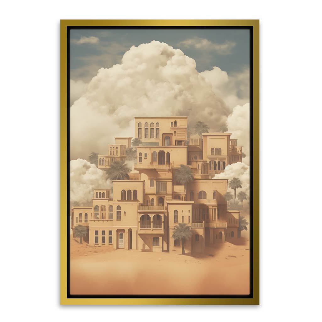 Desert Palace Gold Canvas frame acrylic canvas Frames