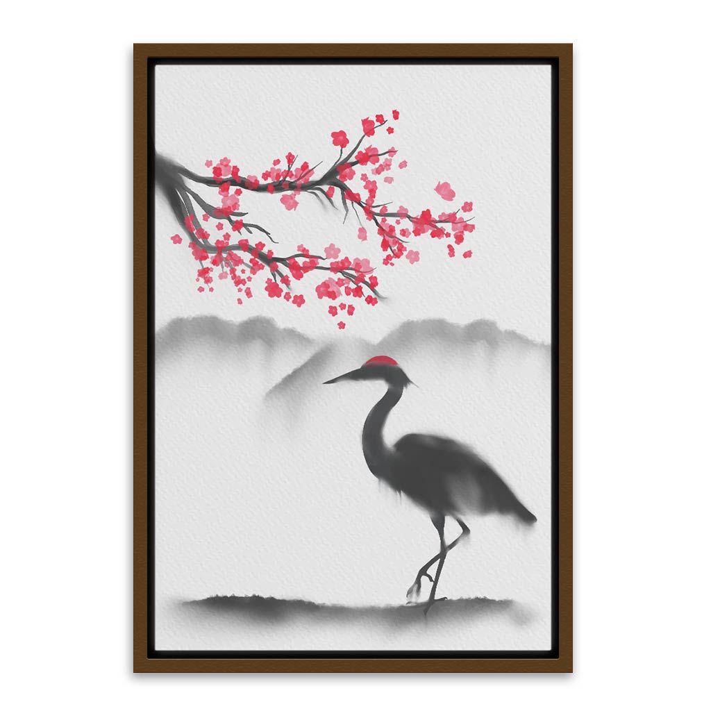 Swan Brown Canvas frame acrylic canvas Frames