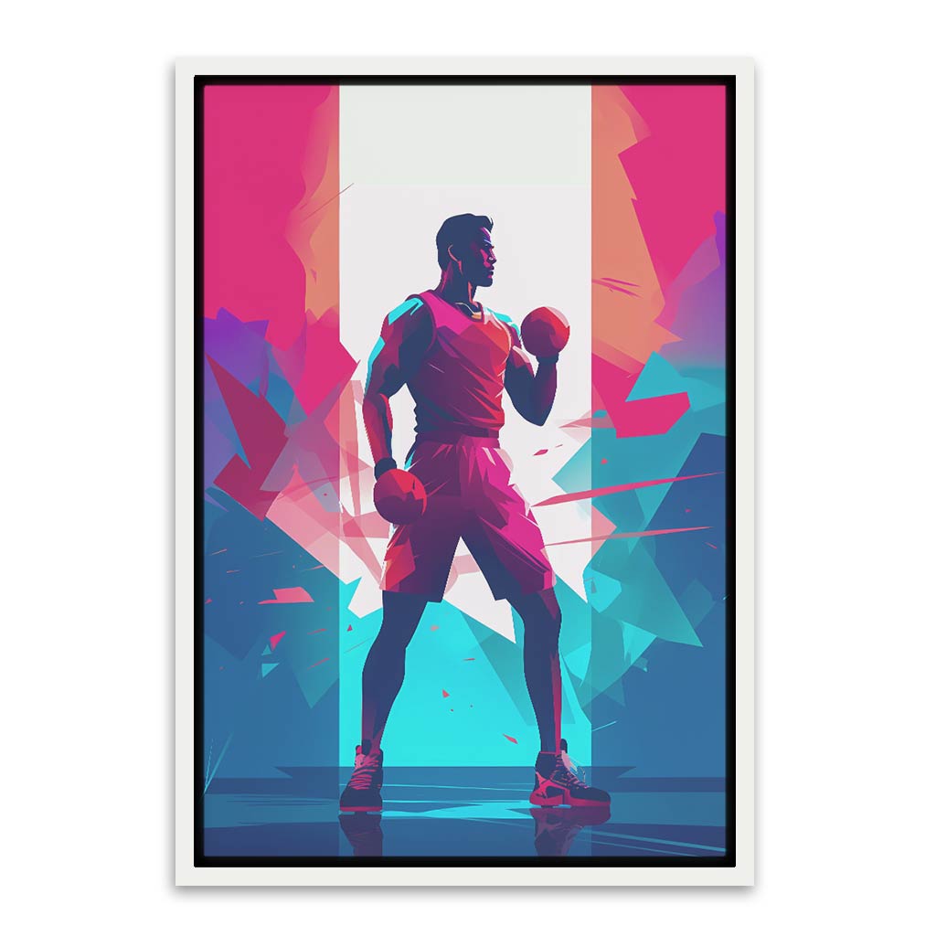 Boxing White Canvas frame acrylic canvas Frames