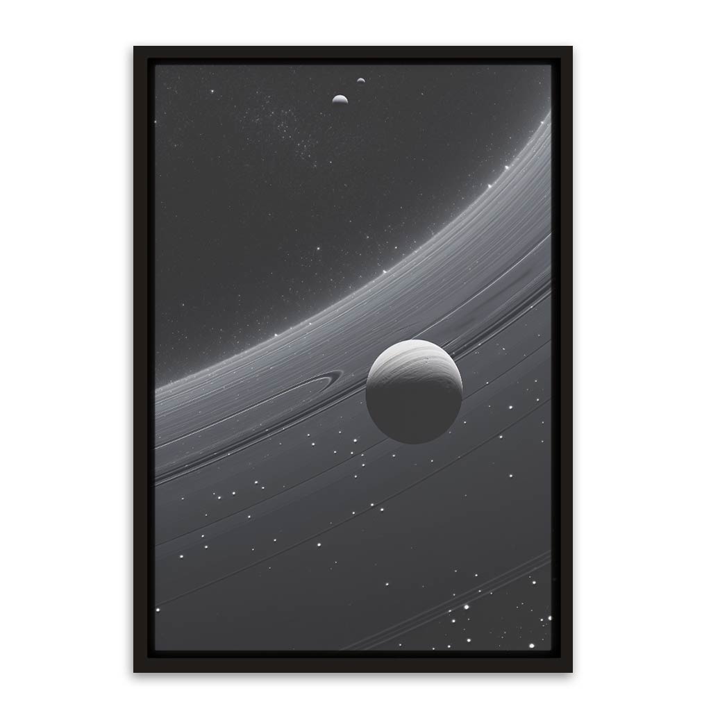 Dark Planet Black Canvas frame acrylic canvas Frames