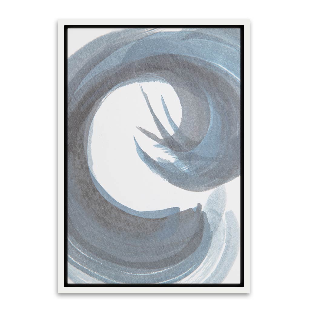 Abstract Wave Wall Art White Canvas frame acrylic canvas Frames