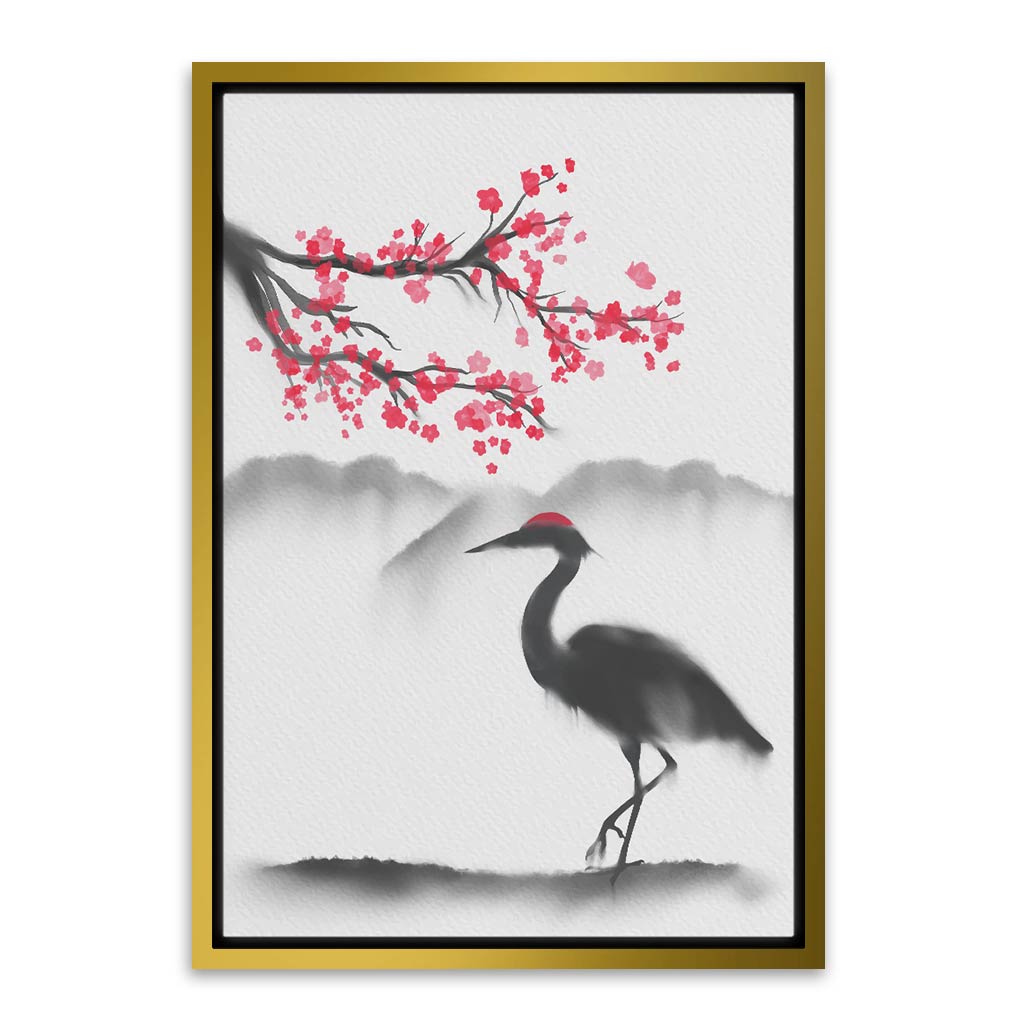 Swan Gold Canvas frame acrylic canvas Frames