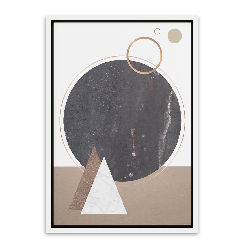 Black marble abstract art White Canvas frame acrylic canvas Frames