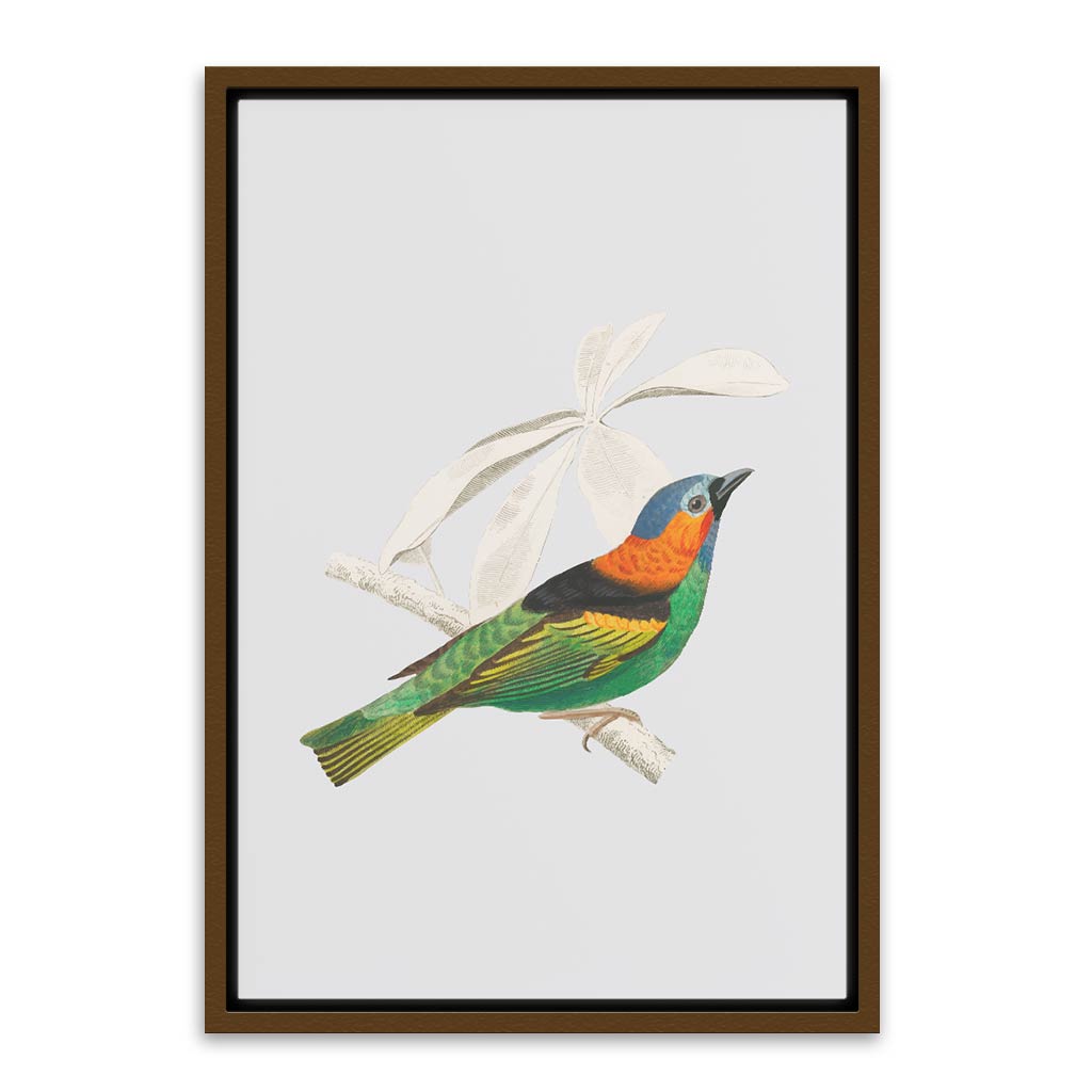 River warbler Brown Canvas frame acrylic canvas Frames