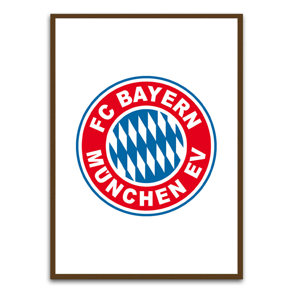 Bayern Munich Brown Printed frame acrylic canvas Frames