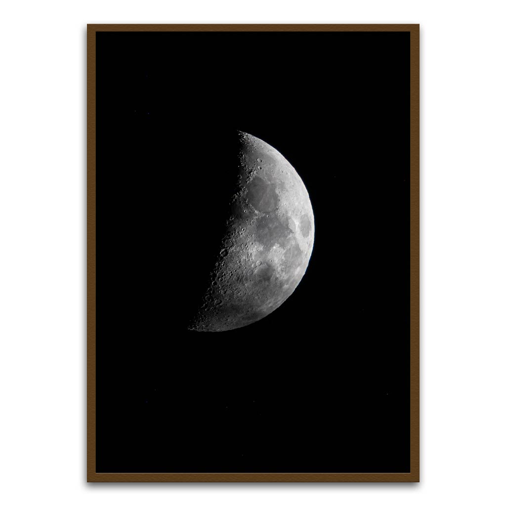 Moon Brown Printed frame acrylic canvas Frames