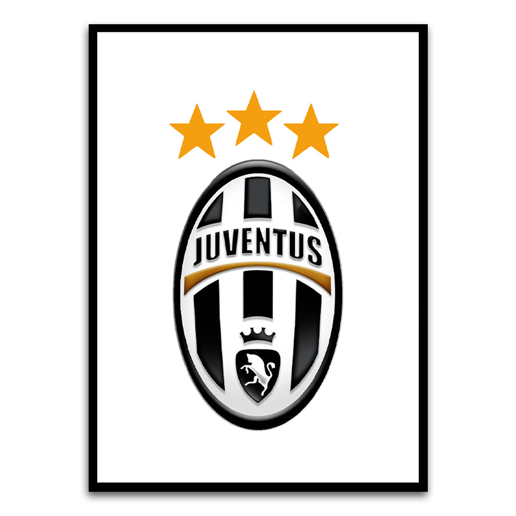 Juventus Black Printed frame acrylic canvas Frames