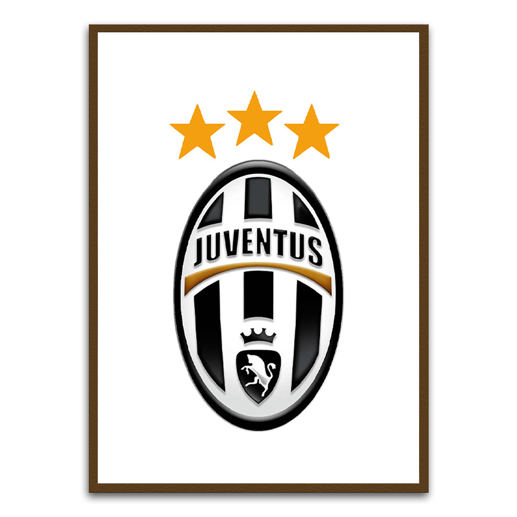 Juventus Brown Printed frame acrylic canvas Frames