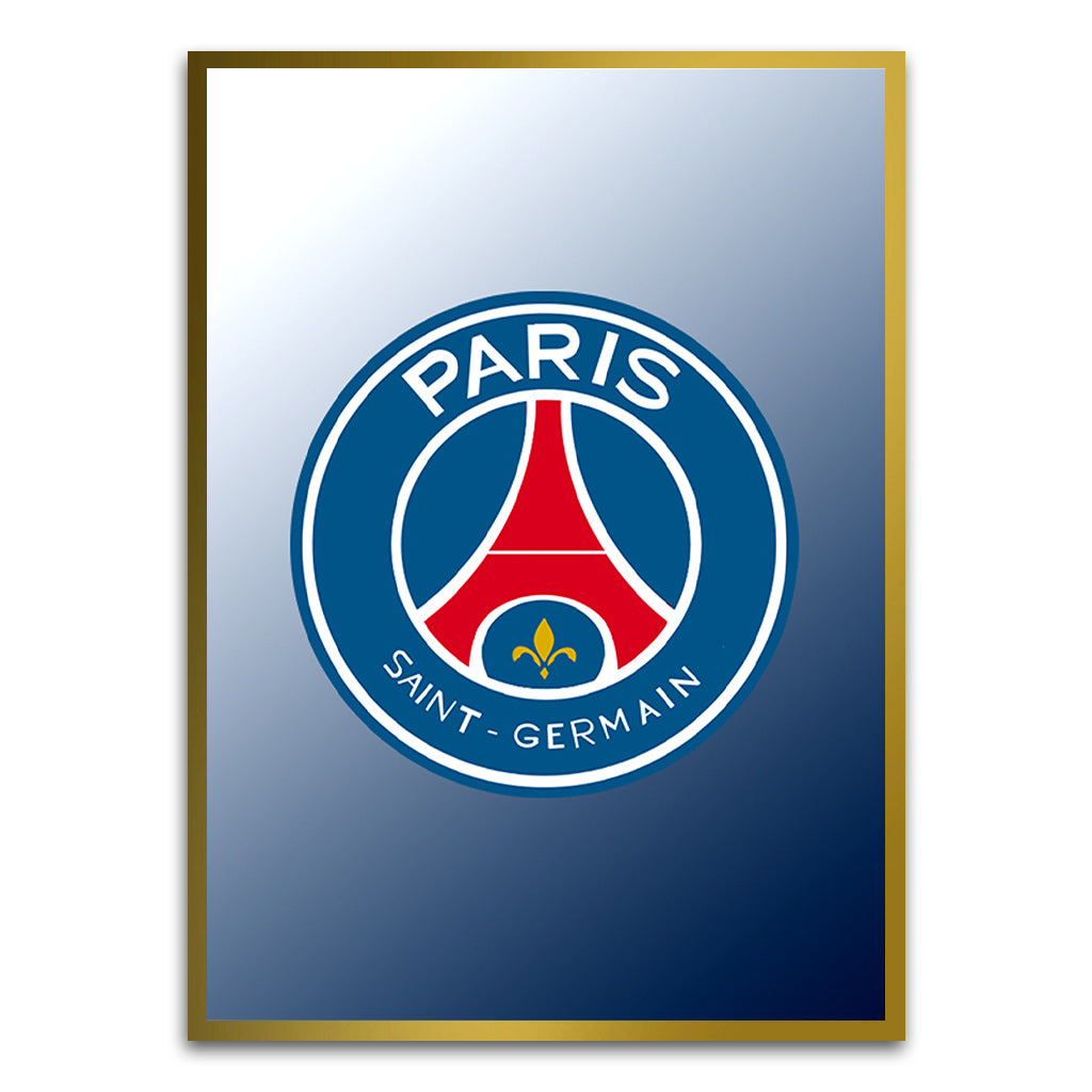 Paris-Saint-Germain Gold Printed frame acrylic canvas Frames