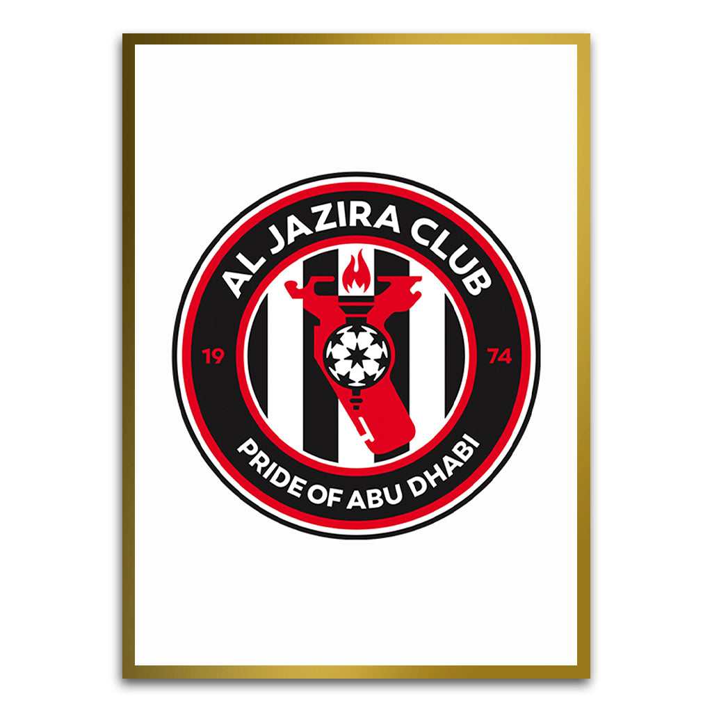 Al Jazeera Club Gold Printed frame acrylic canvas Frames