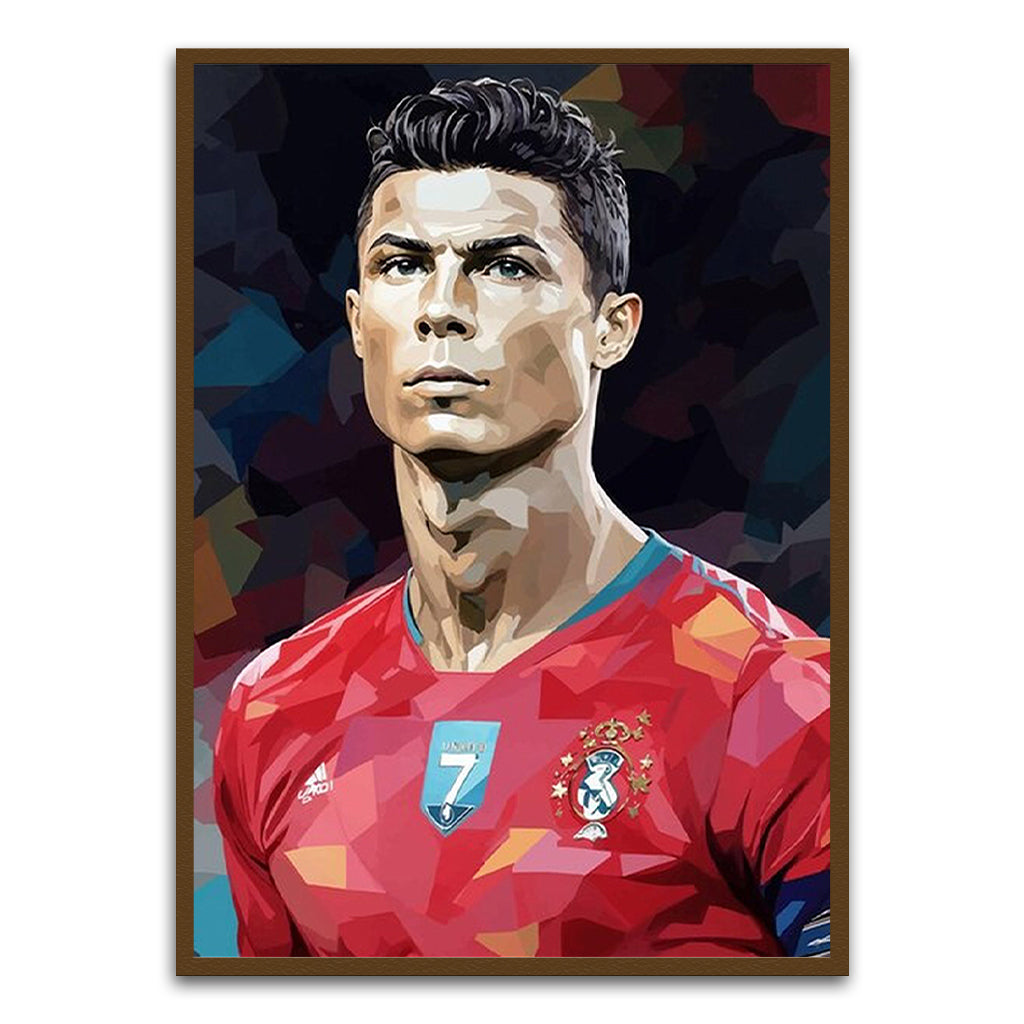 Ronaldo Brown Printed frame acrylic canvas Frames