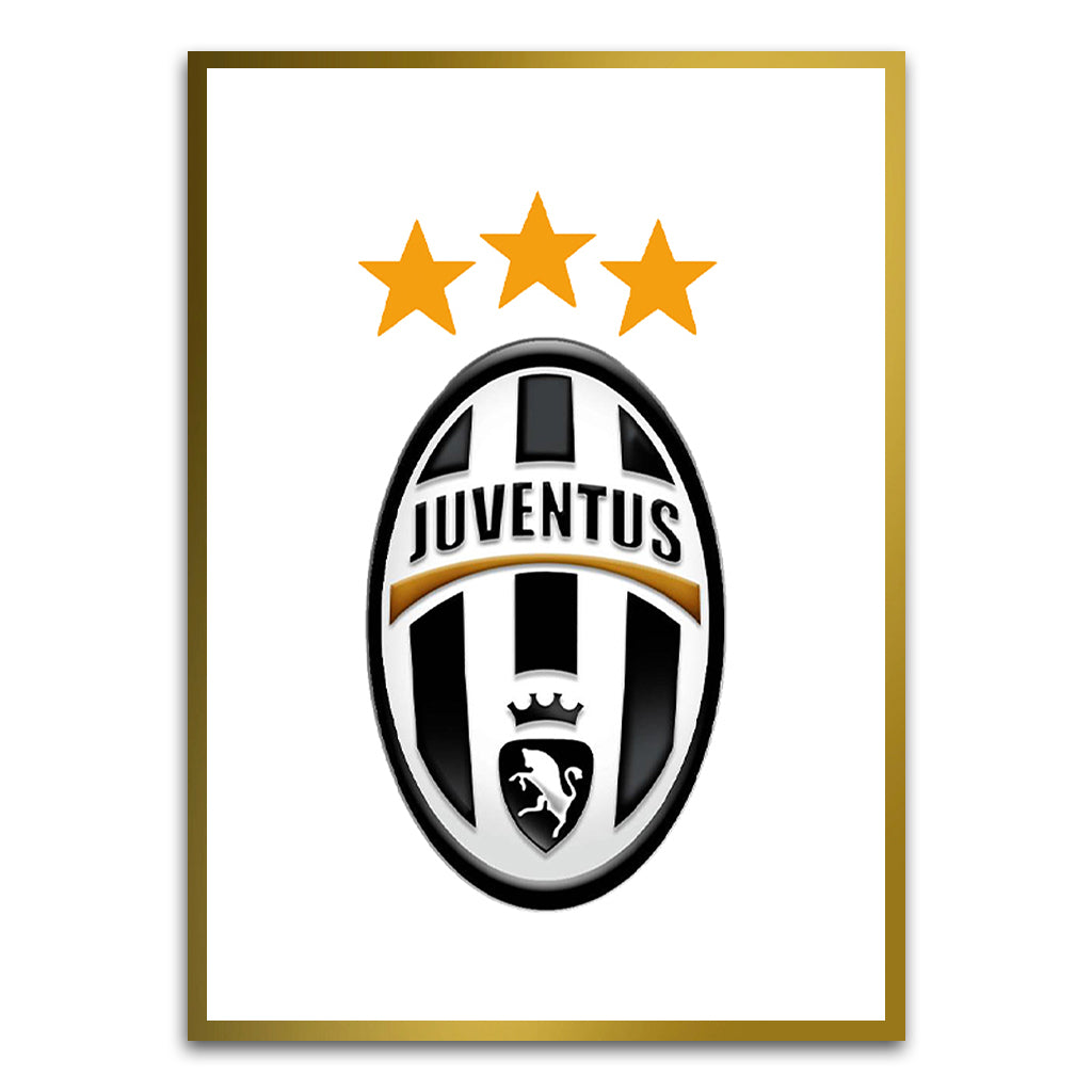 Juventus Gold Printed frame acrylic canvas Frames