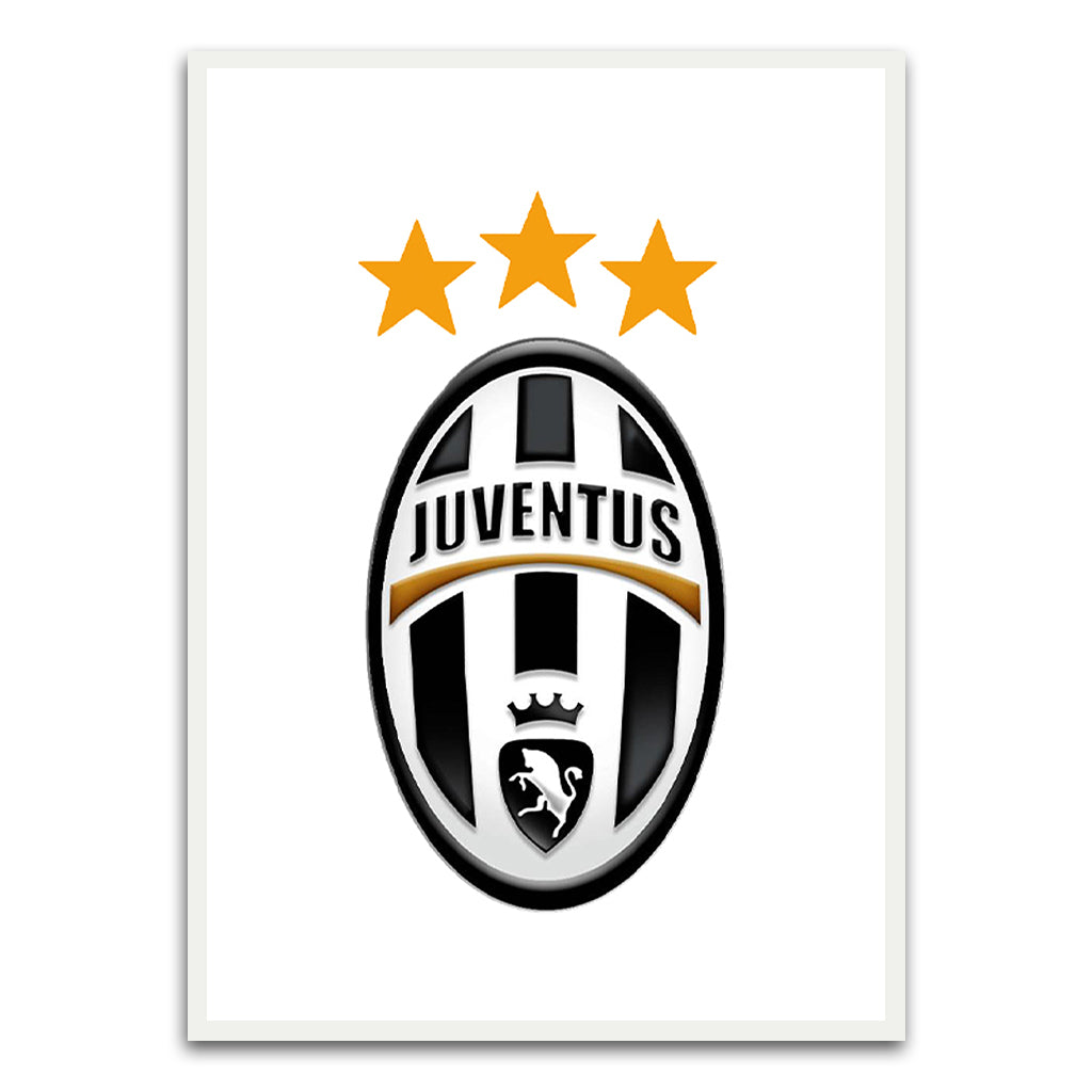 Juventus White Printed frame acrylic canvas Frames