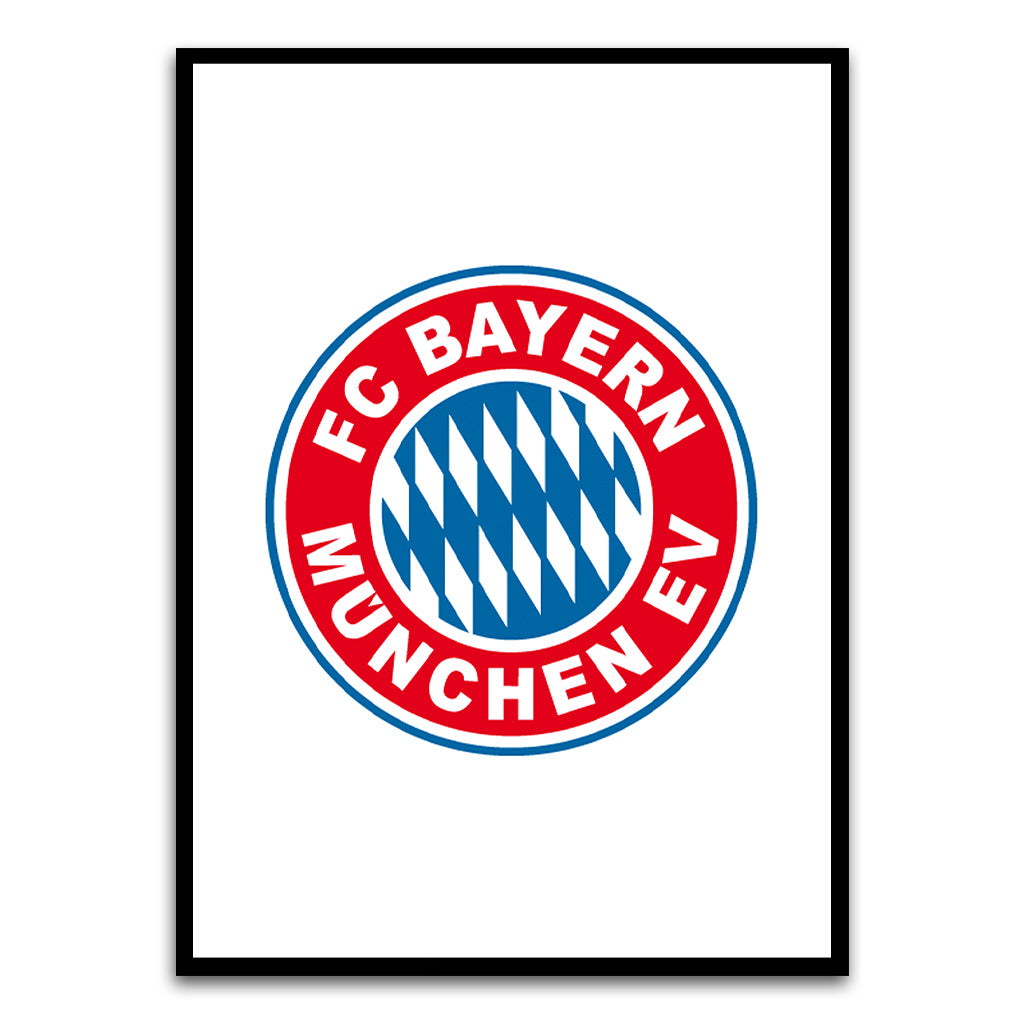 Bayern Munich Black Printed frame acrylic canvas Frames