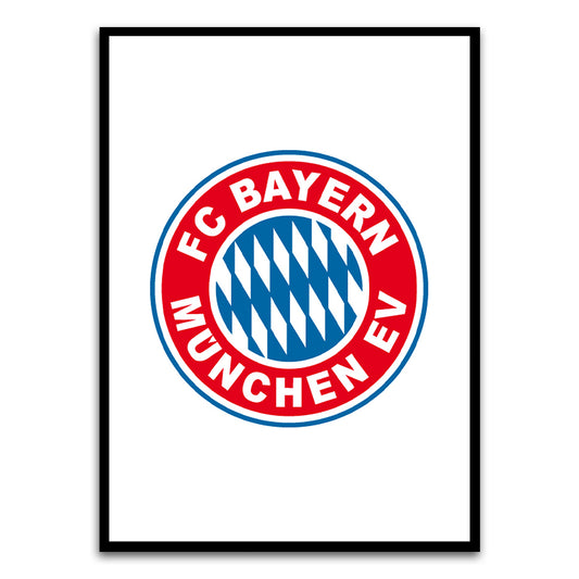 Bayern Munich Black Printed frame acrylic canvas Frames