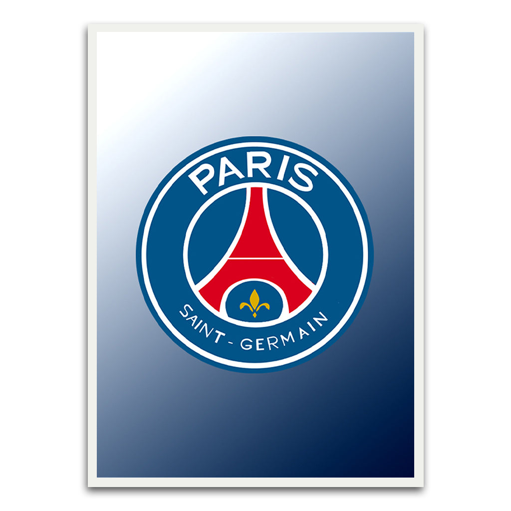 Paris-Saint-Germain White Printed frame acrylic canvas Frames