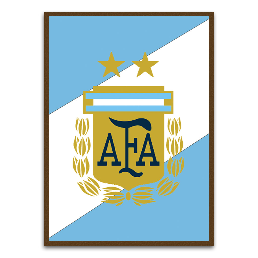 Argentina Brown Printed frame acrylic canvas Frames