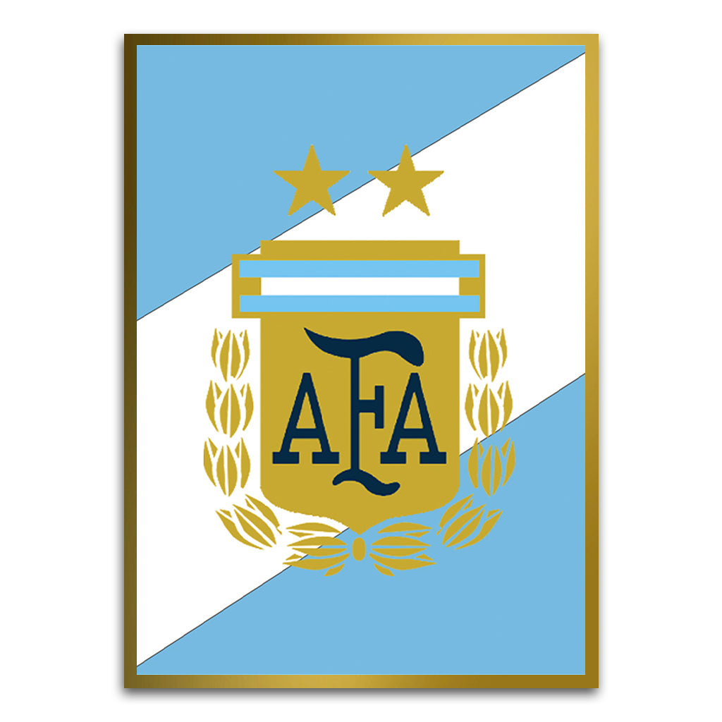 Argentina Gold Printed frame acrylic canvas Frames