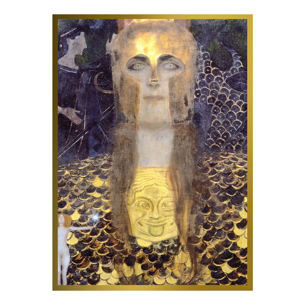 Pallas Athene Gold Printed frame acrylic canvas Frames