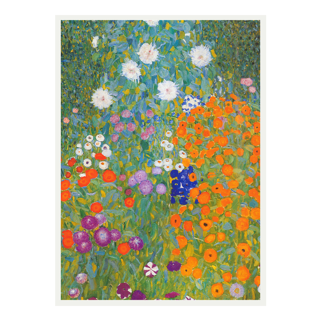 Flower garden White Printed frame acrylic canvas Frames