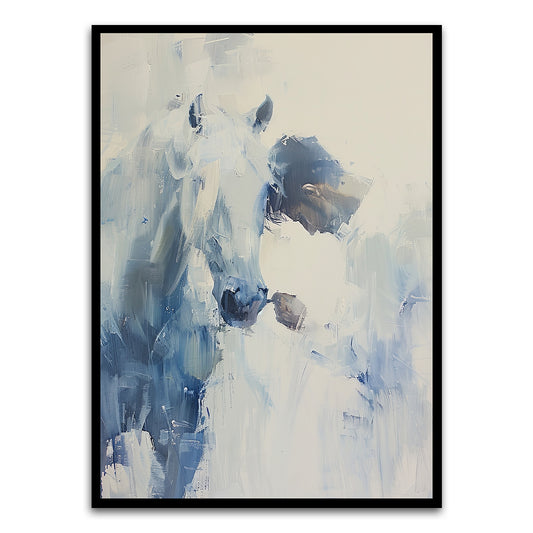 Horse Painting acrylic canvas Frames