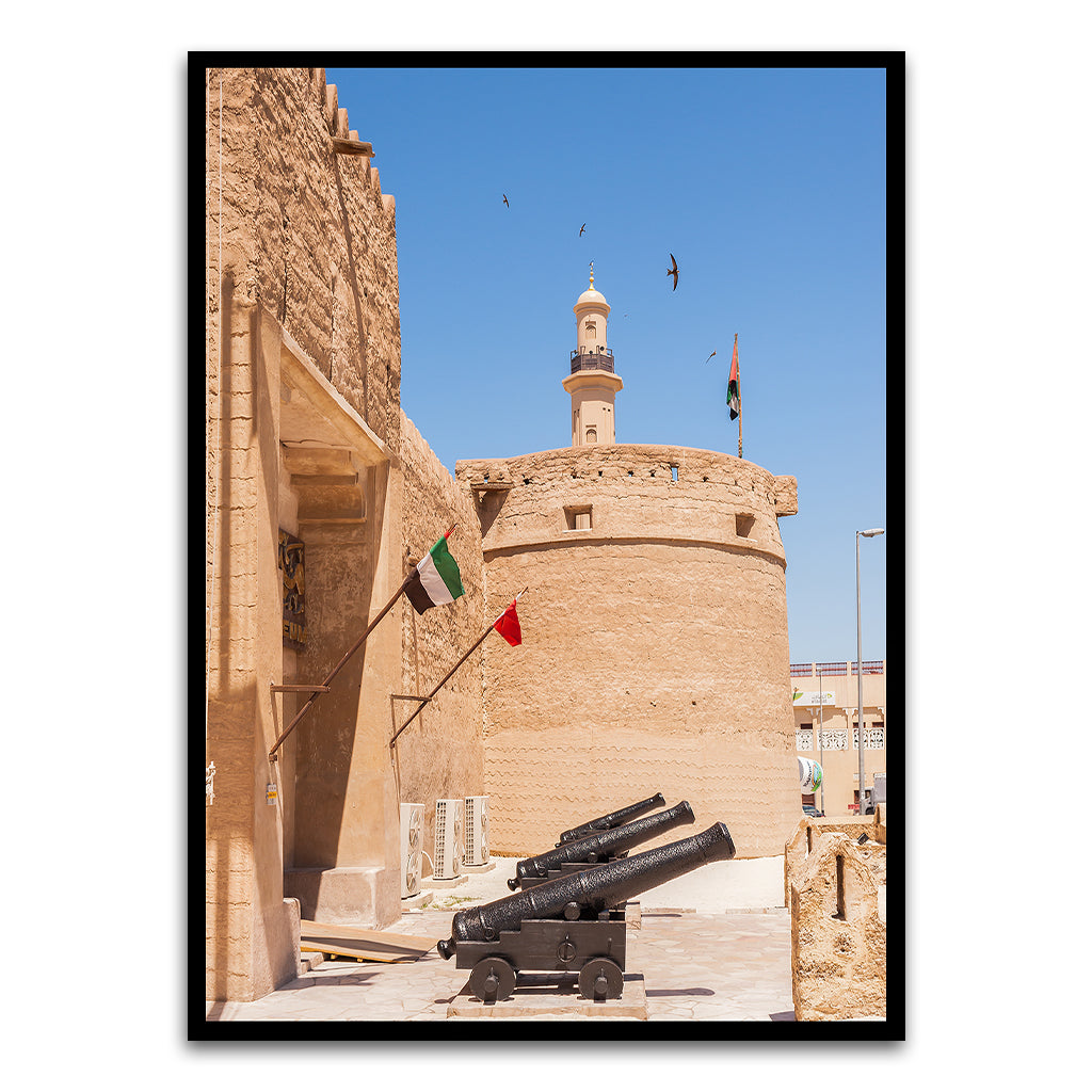 Fort Black Printed frame acrylic canvas Frames