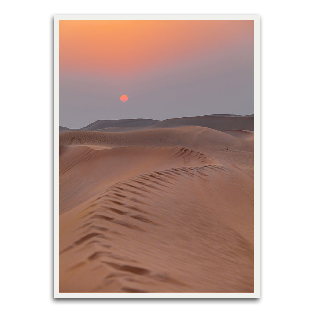 Desert White Printed frame acrylic canvas Frames