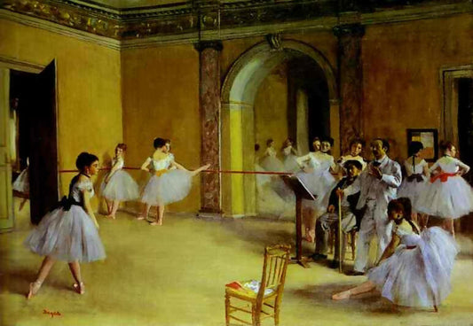 Edgar Degas – Merante's Dance Class at the Opera on Rue Lepetelier 50X40 Canvas