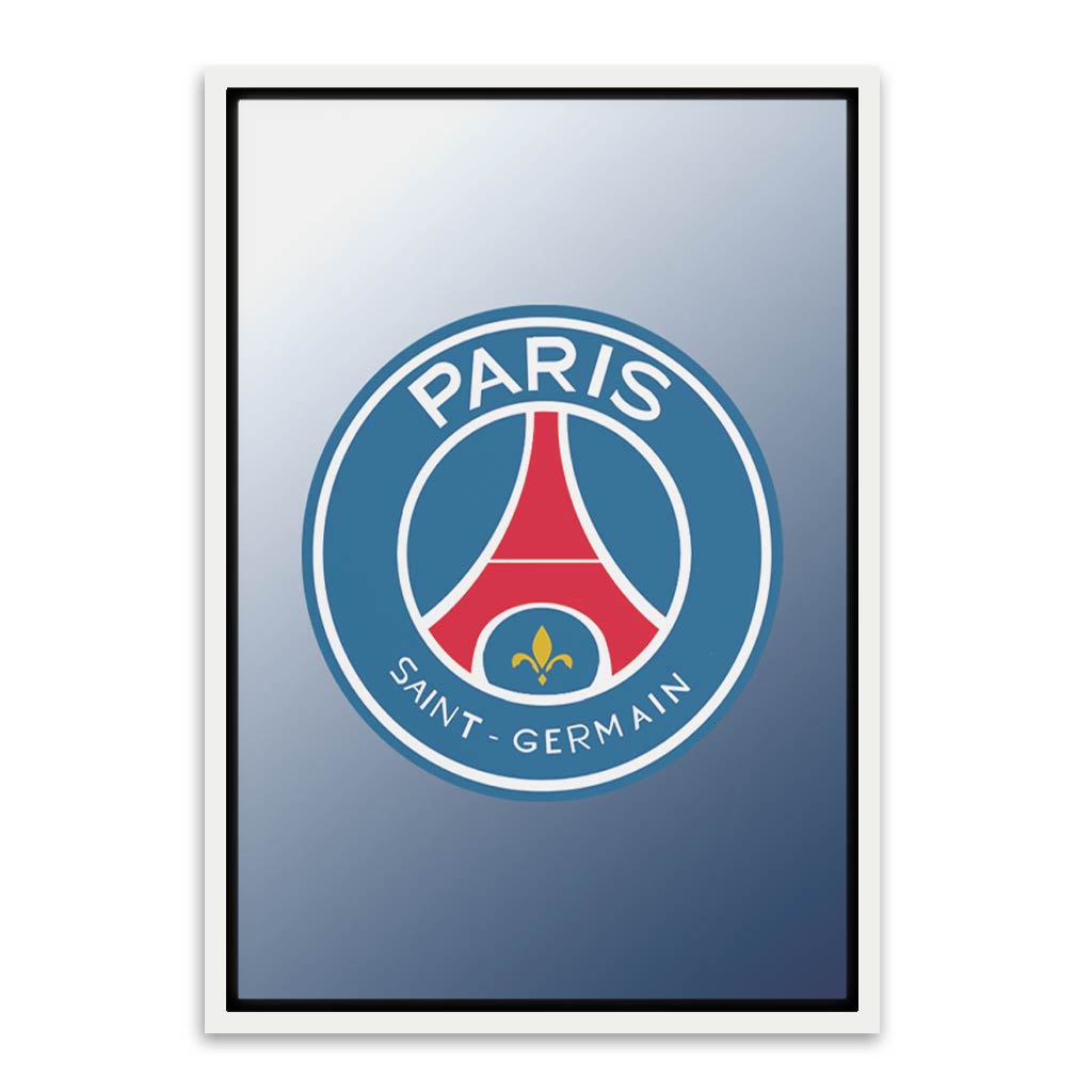 Paris-Saint-Germain White Canvas frame acrylic canvas Frames