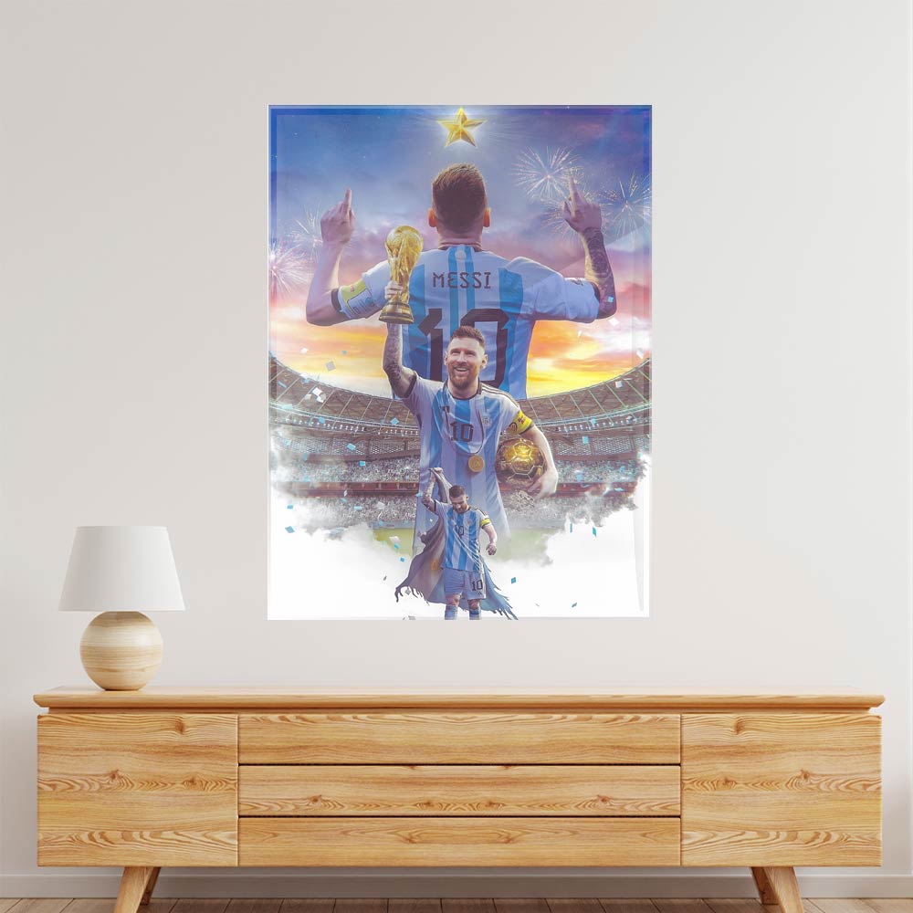 Messi Acrylic acrylic canvas Frames