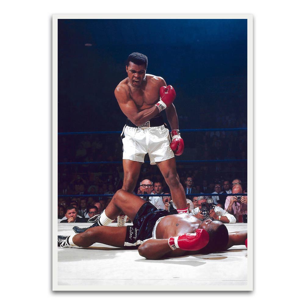 Mike tyson White Printed frame acrylic canvas Frames