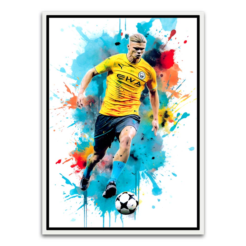 Player 1 White Canvas frame acrylic canvas Frames