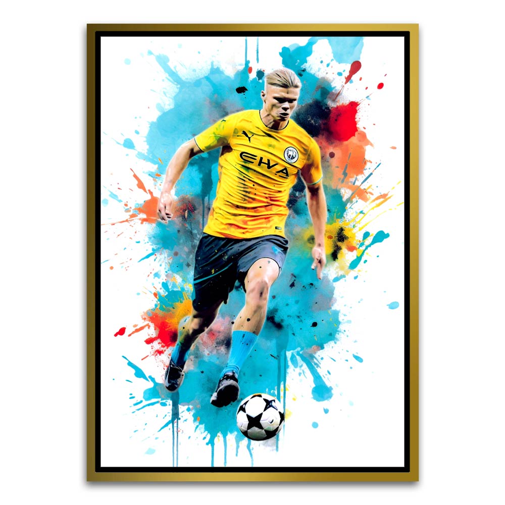 Player 1 Gold Canvas frame acrylic canvas Frames