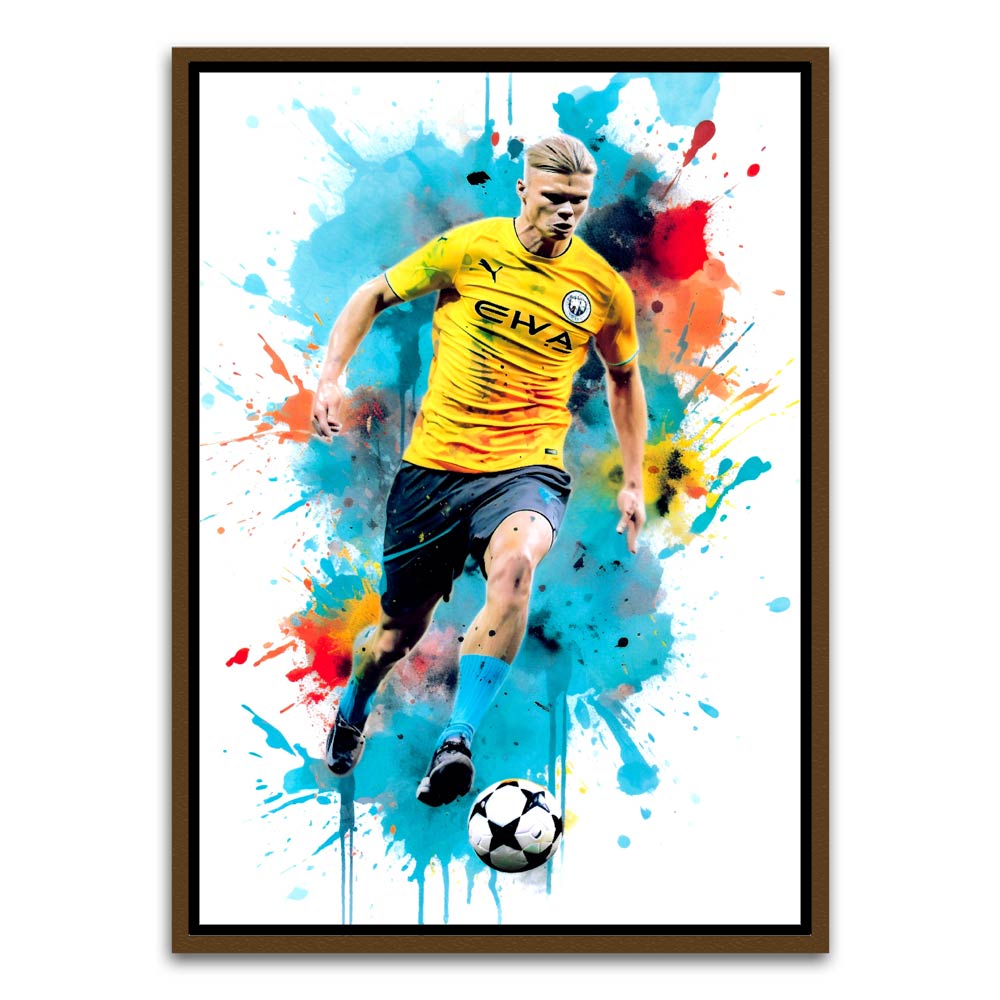 Player 1 Brown Canvas frame acrylic canvas Frames