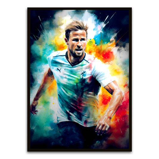 Player 2 Black Printed frame acrylic canvas Frames