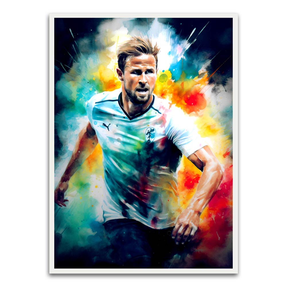 Player 2 White Printed frame acrylic canvas Frames