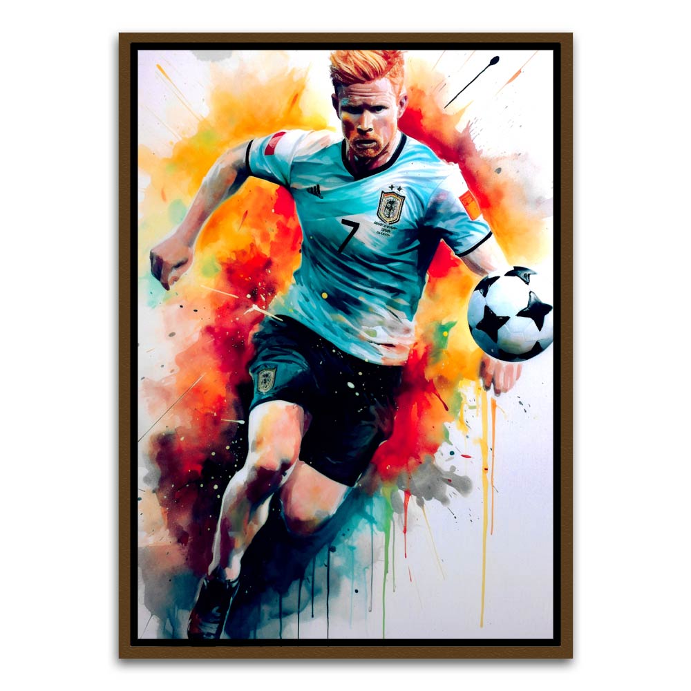 Player 3 Brown Canvas frame acrylic canvas Frames