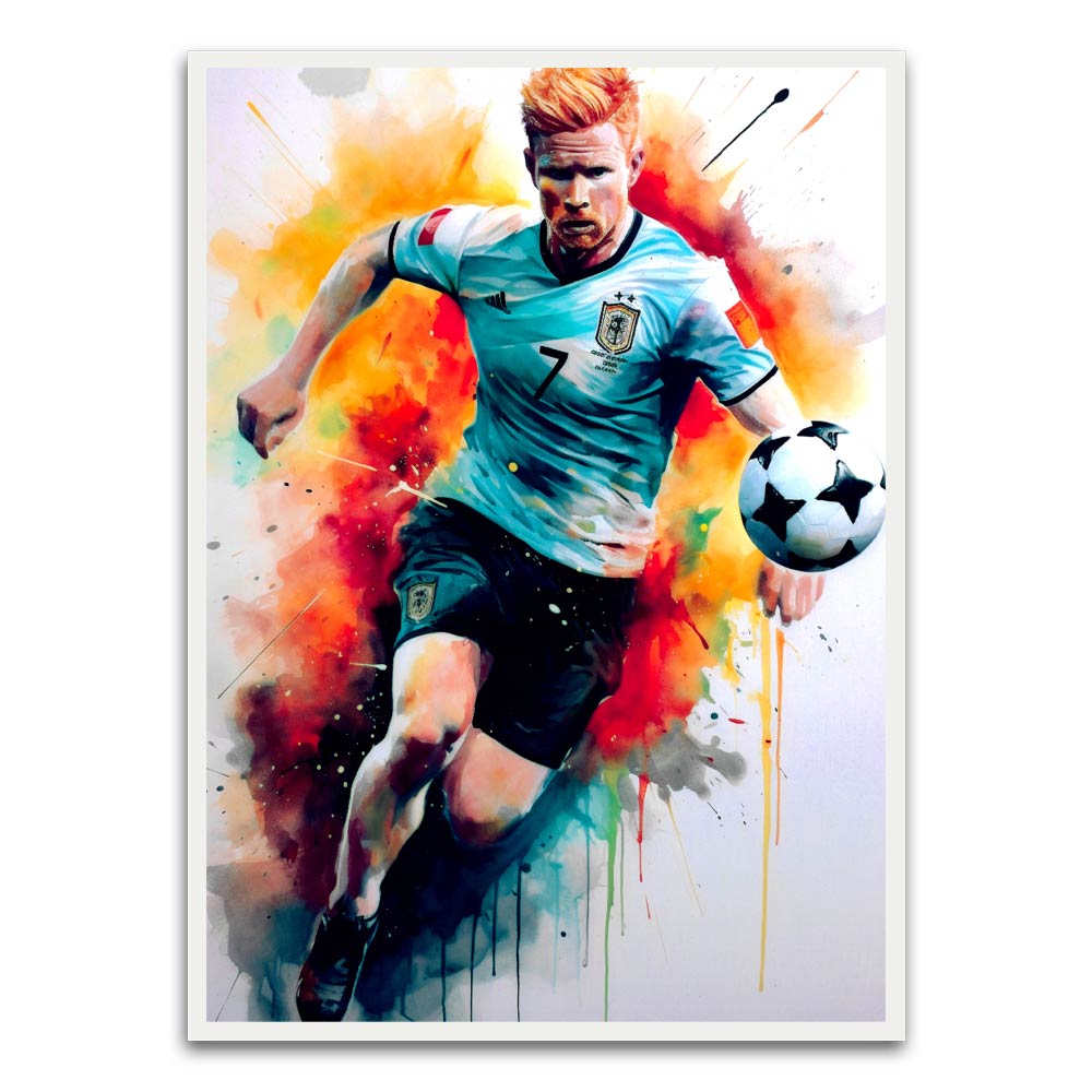 Player 3 White Printed frame acrylic canvas Frames