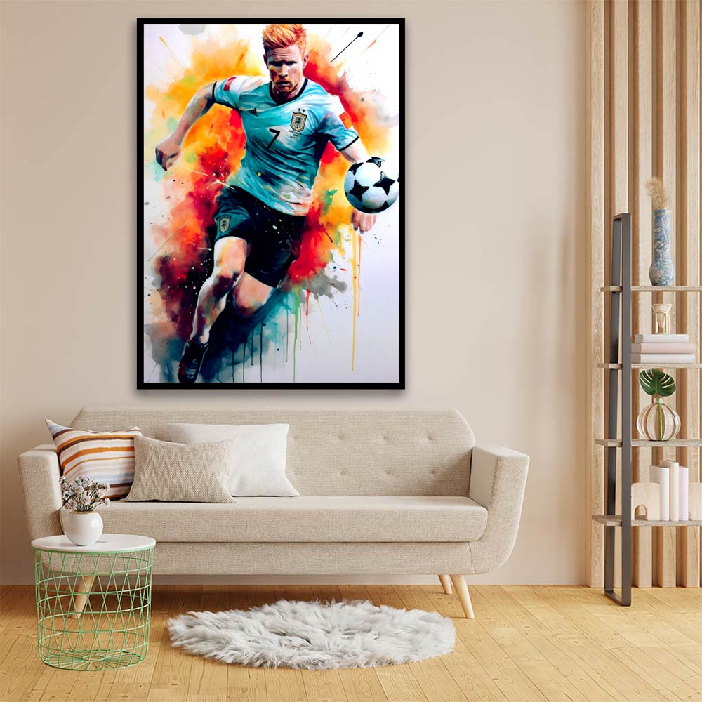 Player 3 acrylic canvas Frames