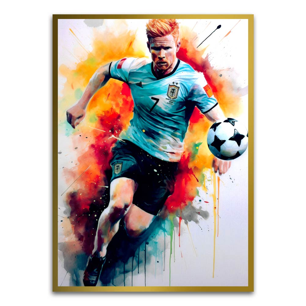 Player 3 Gold Printed frame acrylic canvas Frames