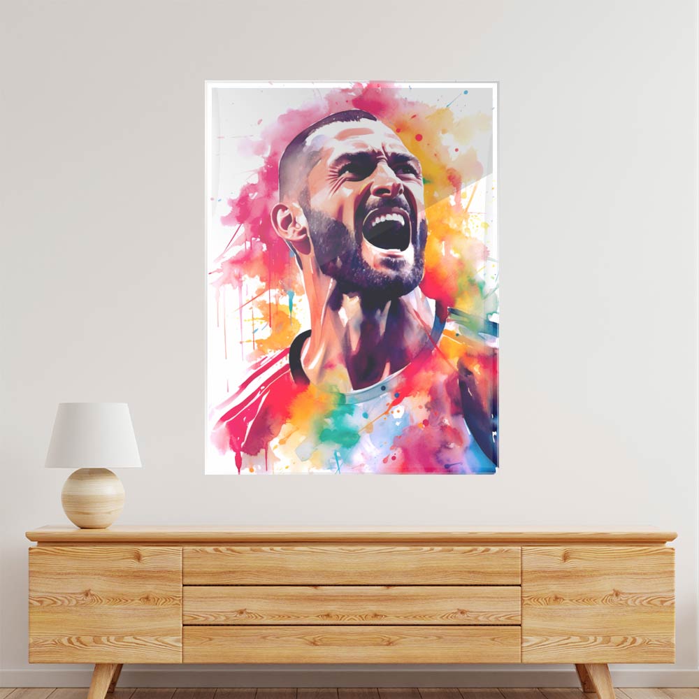 Player 4 Acrylic acrylic canvas Frames